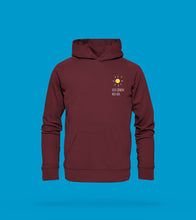 Laden Sie das Bild in den Galerie-Viewer, Hoodie Unisex in Burgundrot Göhren