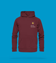 Laden Sie das Bild in den Galerie-Viewer, Hoodie Unisex Burgundrot Ohne Autos. Voller Erholung