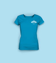 Laden Sie das Bild in den Galerie-Viewer, Frauen T-Shirt in Azurblau In Wendtorf sagt man Probst