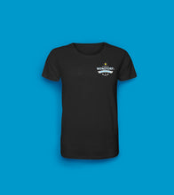 Laden Sie das Bild in den Galerie-Viewer, Herren T-Shirt in Burgundrot Schwarz: Mein Ankerplatz.