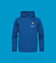 Laden Sie das Bild in den Galerie-Viewer, Hoodie in Blau. Egestorf macht Heidenspass.