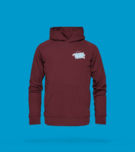 Laden Sie das Bild in den Galerie-Viewer, Hoodie in Burgundrot die schönste Ecke im Elbe-Weser-Dreieck: Bad Bederkesa