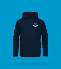 Laden Sie das Bild in den Galerie-Viewer, Hoodie in Navy Ganz wichtig: Prerowitäten setzen
