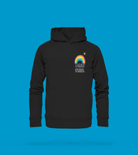 Laden Sie das Bild in den Galerie-Viewer, hoodie regenbogen schwarz es gibt nichts zu verbergen beim urlaub in ladbergen
