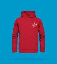 Laden Sie das Bild in den Galerie-Viewer, Hoodie in Rot Das ist der Caravansinn!