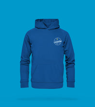 Laden Sie das Bild in den Galerie-Viewer, Hoodie in Royalblau Das ist der Caravansinn!