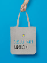 Laden Sie das Bild in den Galerie-Viewer, jutebeutel hellgrau seesucht nach ladbergen