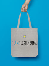 Laden Sie das Bild in den Galerie-Viewer, Jutebeutel in Hellgrau Team Tecklenburg