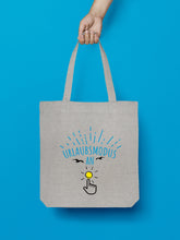 Laden Sie das Bild in den Galerie-Viewer, Jutebeutel in Hellgrau Urlaubsmodus an