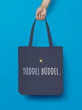 Laden Sie das Bild in den Galerie-Viewer, Jutebeutel in Nachtblau. Tüddel Büddel.