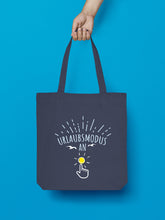 Laden Sie das Bild in den Galerie-Viewer, Jutebeutel in Nachtblau Urlaubsmodus an