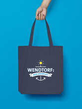 Laden Sie das Bild in den Galerie-Viewer, Jutebeutel in Nachtblau Wendtorf: Mein Ankerplatz.