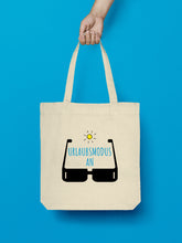 Laden Sie das Bild in den Galerie-Viewer, Jutebeutel in Natural Urlaubsmodus an mit Motiv Brille