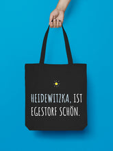 Laden Sie das Bild in den Galerie-Viewer, Jutebeutel in Schwarz. Heidewitzka, ist Egestorf.