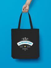 Laden Sie das Bild in den Galerie-Viewer, Jutebeutel in Schwarz In Wendtorf sagt man Probst