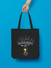 Laden Sie das Bild in den Galerie-Viewer, Jutebeutel in Schwarz Urlaubsmodus an