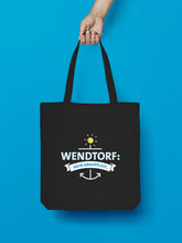 Laden Sie das Bild in den Galerie-Viewer, Jutebeutel in Schwarz Wendtorf: Mein Ankerplatz.