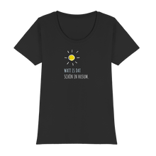 Laden Sie das Bild in den Galerie-Viewer, Frauen Shirt Watt is dat schön in Husum (Basic-T) Womens Premium Classic T-Shirt
