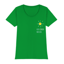 Laden Sie das Bild in den Galerie-Viewer, Frauen Shirt Hier Göhren wir hin (Basic-T) Womens Premium Classic T-Shirt
