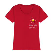 Laden Sie das Bild in den Galerie-Viewer, Frauen Shirt Husum Deich und schön (Basic-T) Womens Premium Classic T-Shirt
