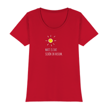 Laden Sie das Bild in den Galerie-Viewer, Frauen Shirt Watt is dat schön in Husum (Basic-T) Womens Premium Classic T-Shirt
