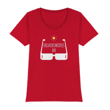 Laden Sie das Bild in den Galerie-Viewer, Frauen Shirt Urlaubsmodus an (Basic-T) Womens Premium Classic T-Shirt
