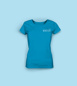 Frauen T-Shirt in Azurblau Wendtlove