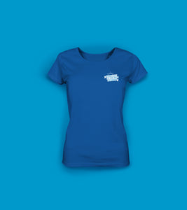 Frauen T-Shirt in Blau Die schönste Ecke im Elbe-Weser-Dreieck: Bad Bederkesa