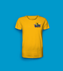 Herren T-Shirt in Gelb Tiefenentspannt am Hohen Hagen
