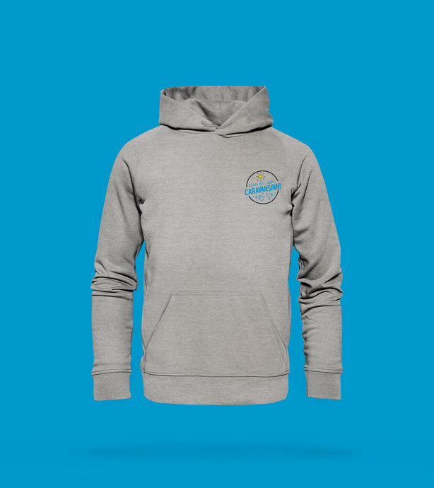 Hoodie in Hellgrau Das ist der Caravansinn!